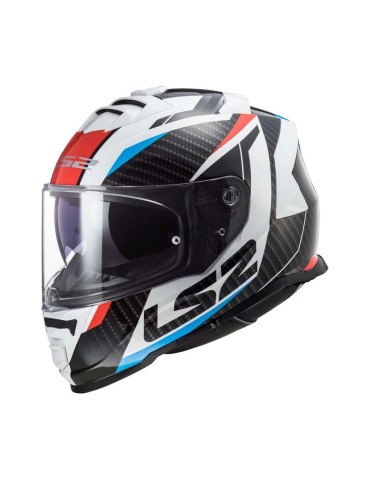 LS2 Strorm 2 Racer  White/Red/Blue