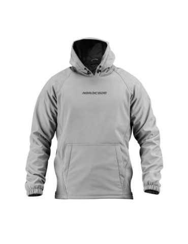 Nordcode Lynx Softshell Hoodie light grey KEVLAR REINFORCED