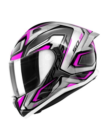 Κράνος Givi H50.9 Atomic (ECE 22.06) Mat Titan/Silver/Pink gloss + pinlock + extra ζελ.